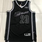 Maillot de Basket #23 James Cleveland Cavaliers authentique Noir